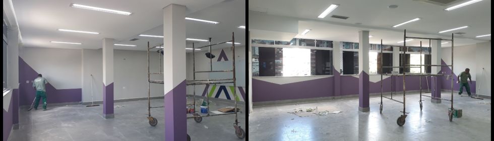 Pintura decorativa geom�trica